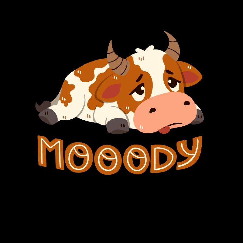Vache de mauvaise humeur