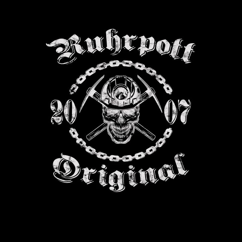2007 Geburtstag Ruhrpott Original Schädel