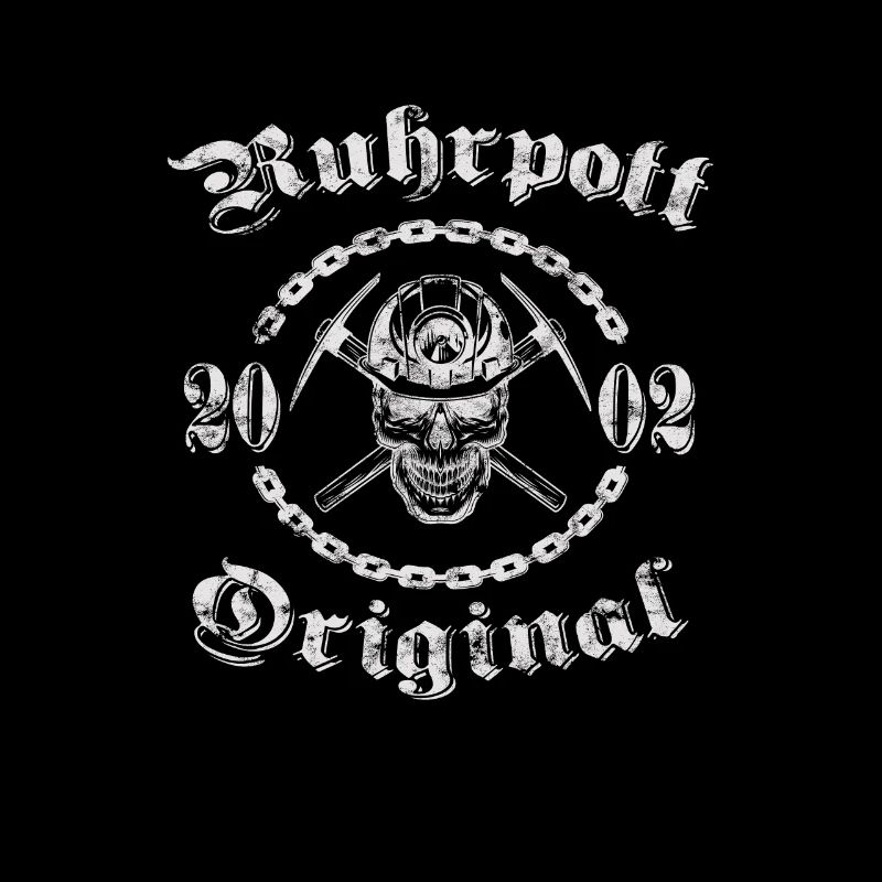 2002 Geburtstag Ruhrpott Original Schädel