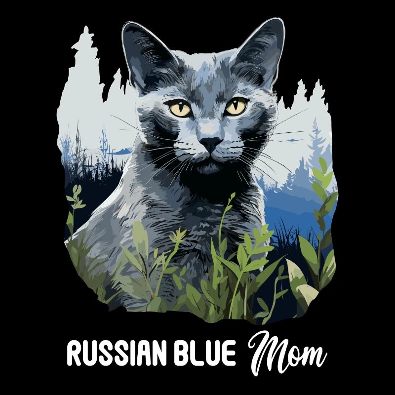 Russian Blue Cat Russisch Blau Katze