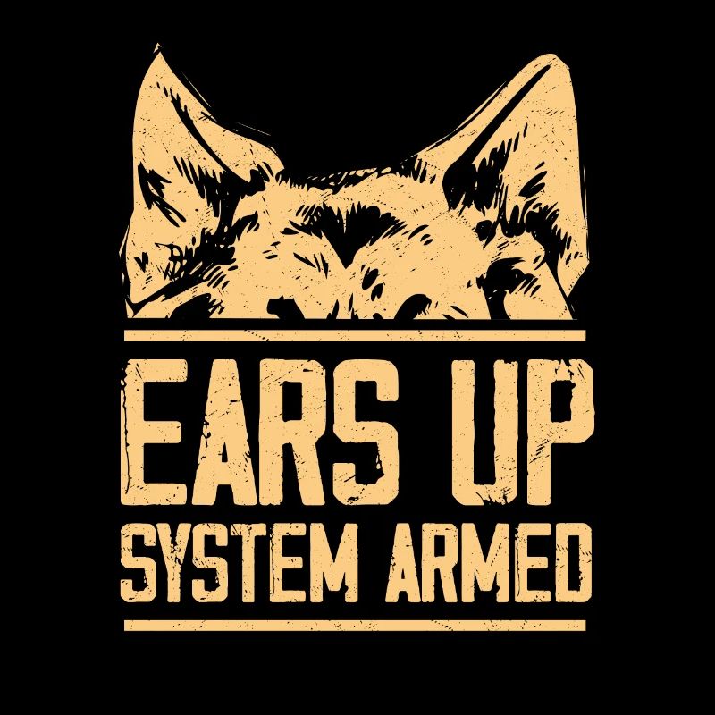 Ears Up System Armed Dog Mom Dad German Shepherd