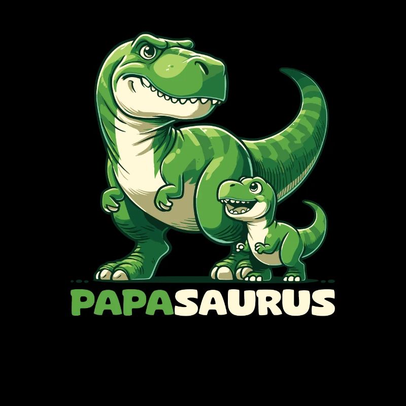 Papasaurus Vatertag bester Papa T-Rex Dinosaurier