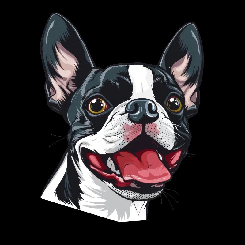Boston Terrier | Cartoon Artwork