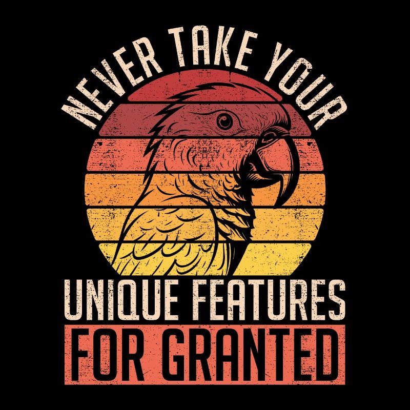 Parrot Never Take Your Unique Features Bird Owner