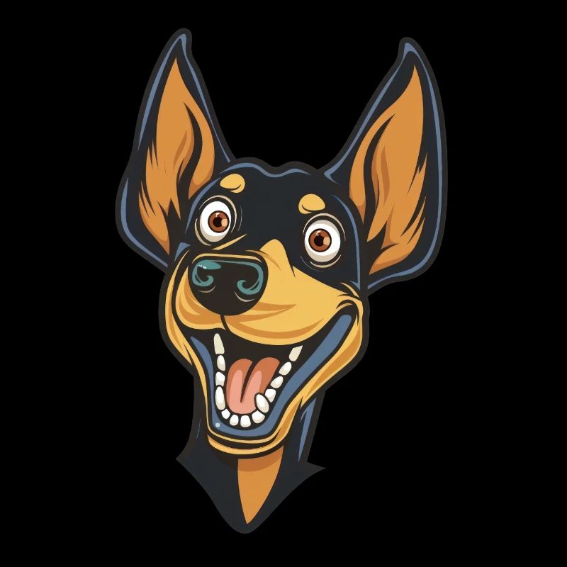 Manchester Terrier | Cartoon Artwork
