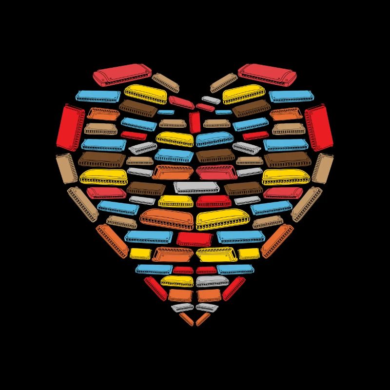 Many Harmonica Instruments Musician Harmonica Play