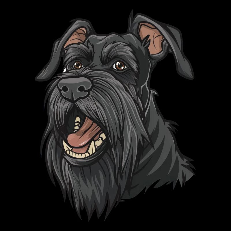 Schnauzer géant | Schnauzer géant | Caricature