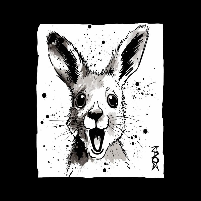 Tinte und Känguru
