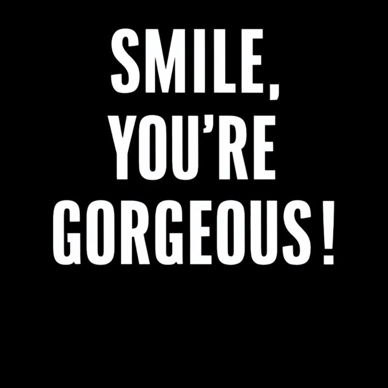 Lächle Du Bist Wunderschön Motivation