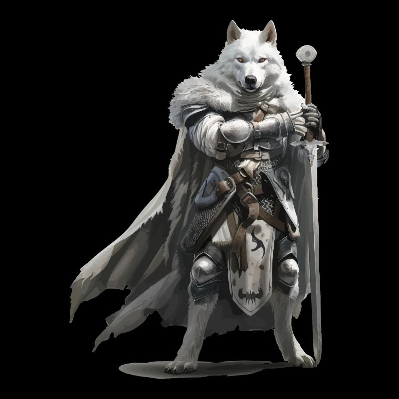 Husky Ritter Mittelalter