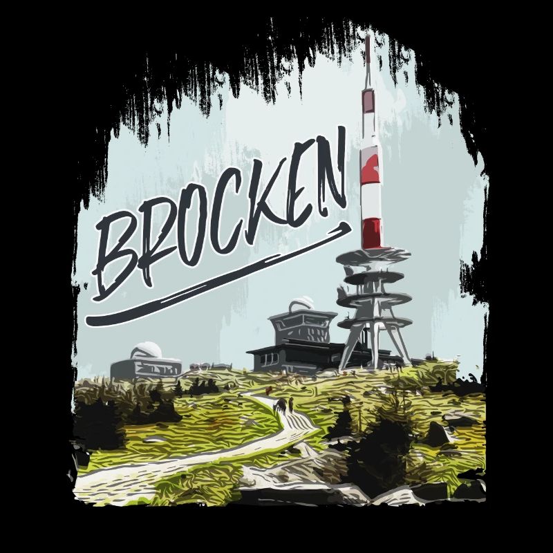 Brocken transmitter and second-hand shop