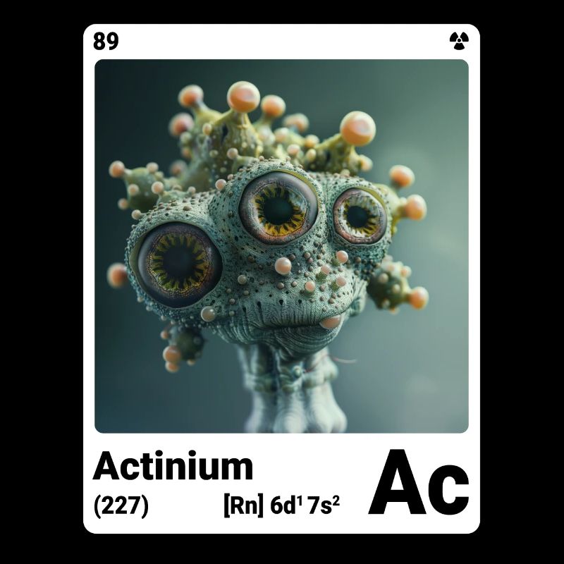 Actinium - Ac - Élément chimique 089
