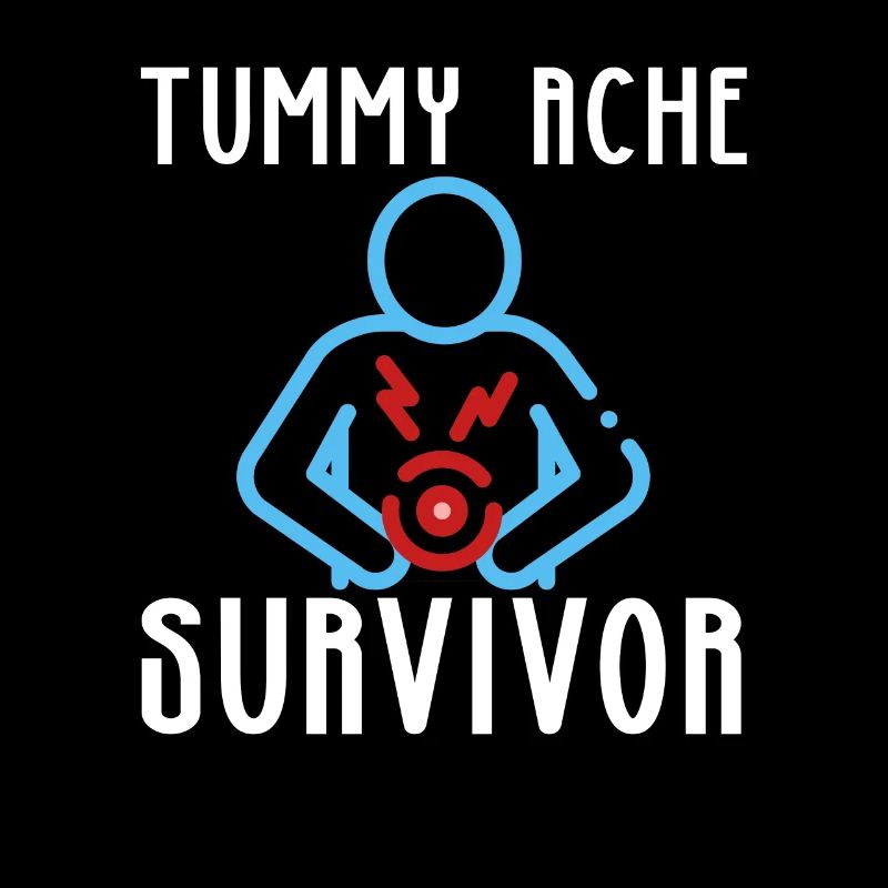 Abdominal Pain Survivor Strong and Brave