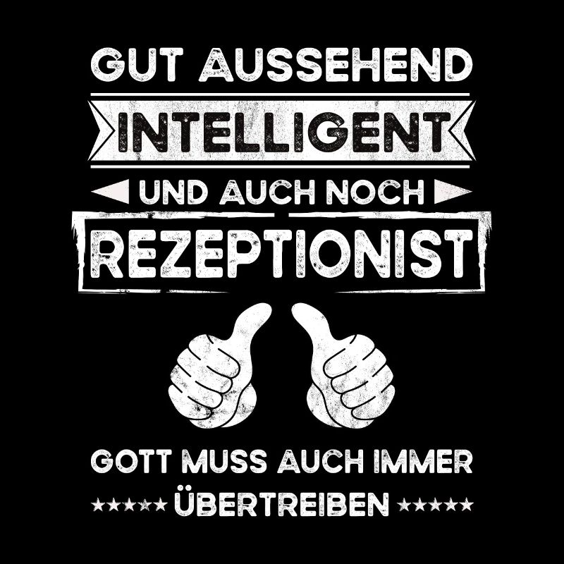 receptionist, handsome, intelligent