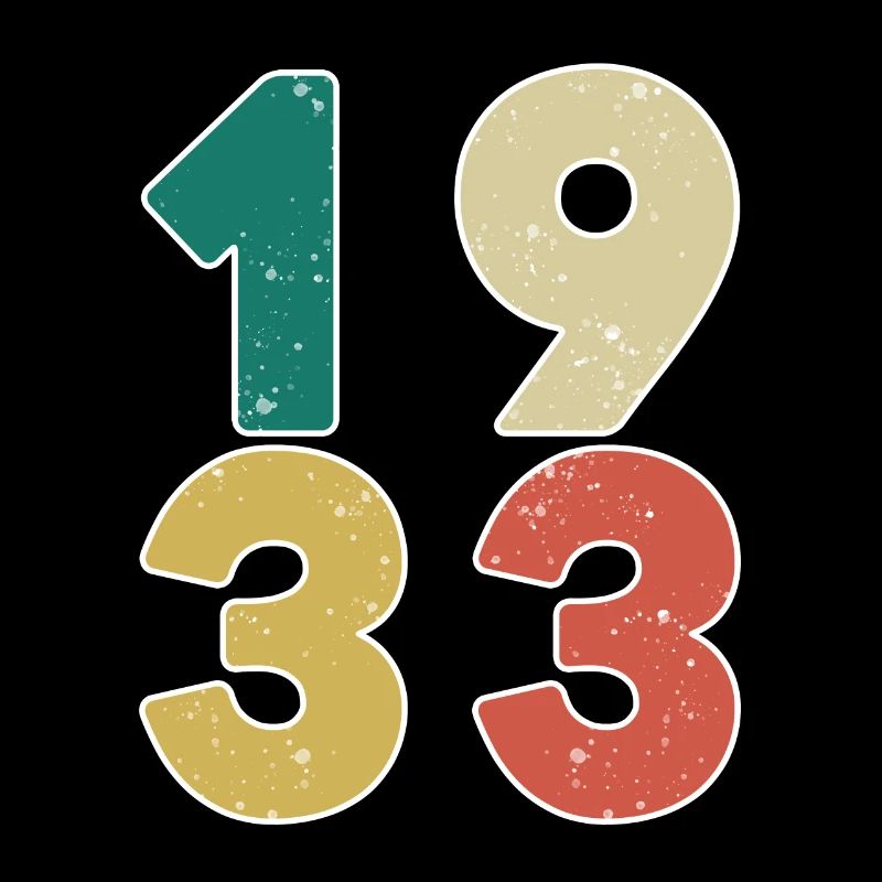 1933 - Né en 1933 - Construit en 1933