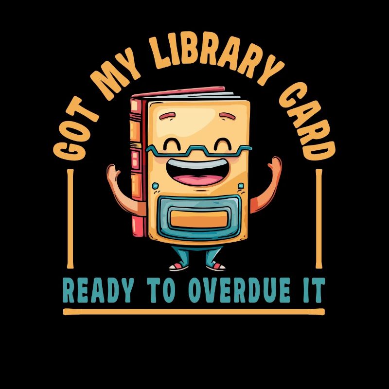 J’ai ma carte de bibliothèque prête pour