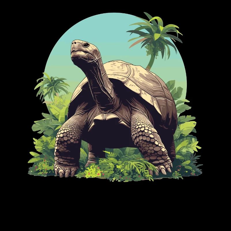Giant tortoises Giant tortoise