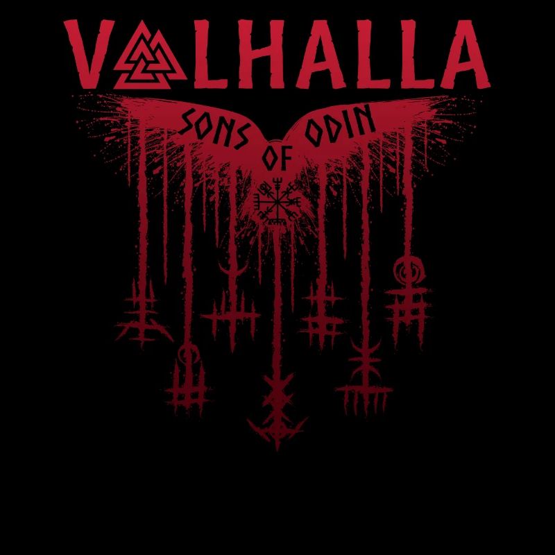 Walhalla Söhne von Odin Wikinger Wikinger Norge Nordic