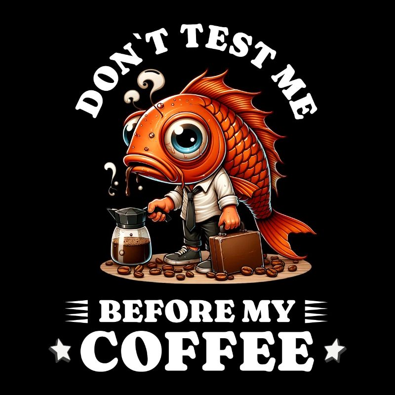 morning grouch coffee anti early riser fish