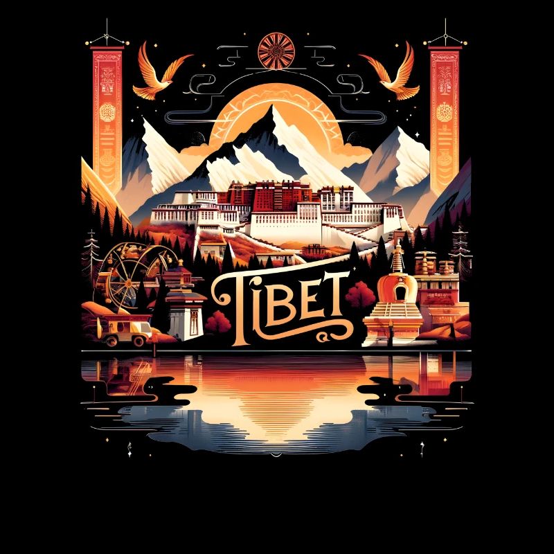 Tibet Lhasa Buddhistischer Tempel