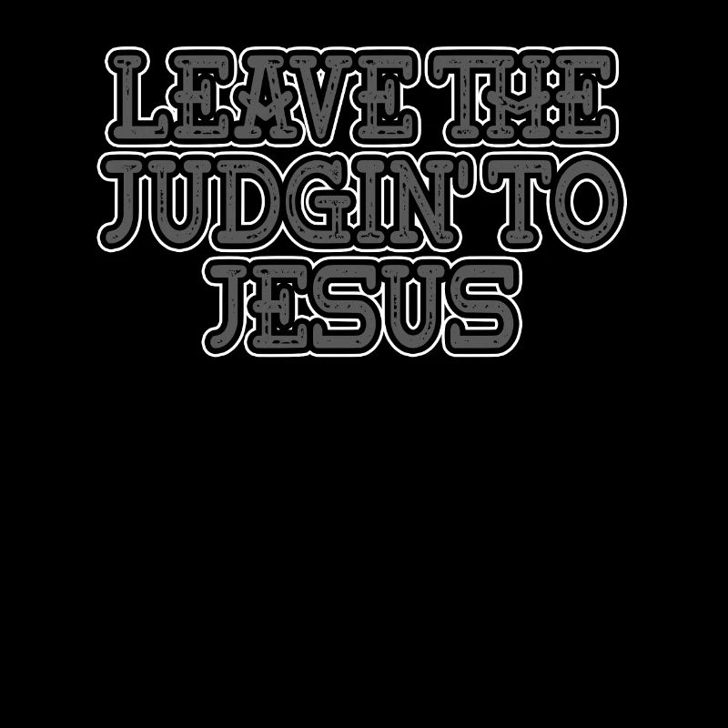 Überlassen Sie das Urteil Jesus