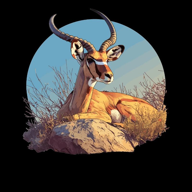Antilope antilope antilope ouverte