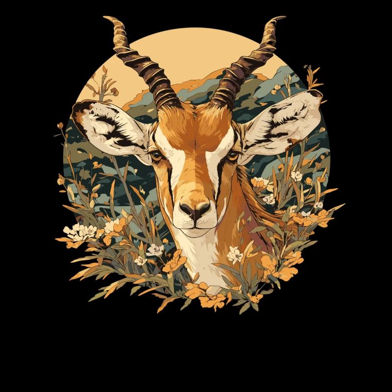 Antilope antilope antilope ouverte