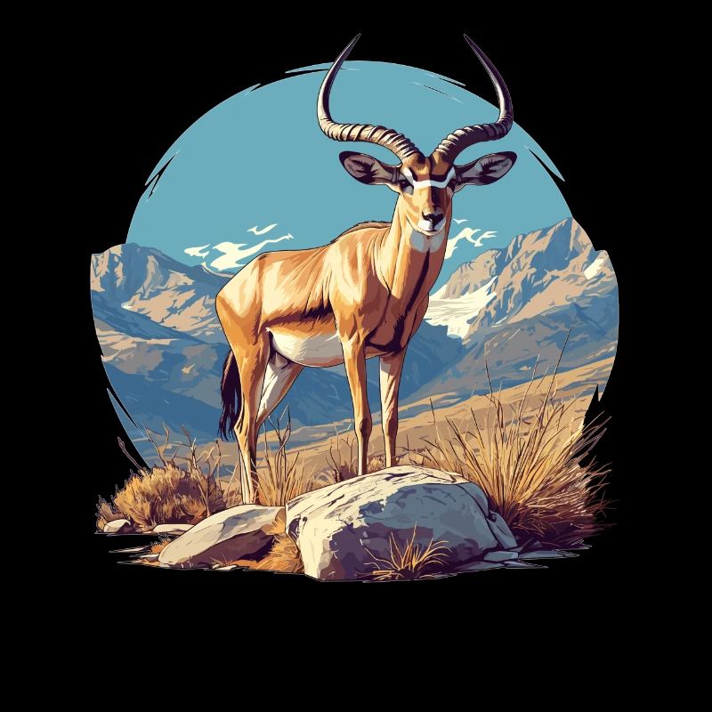 Antilope antilope antilope ouverte