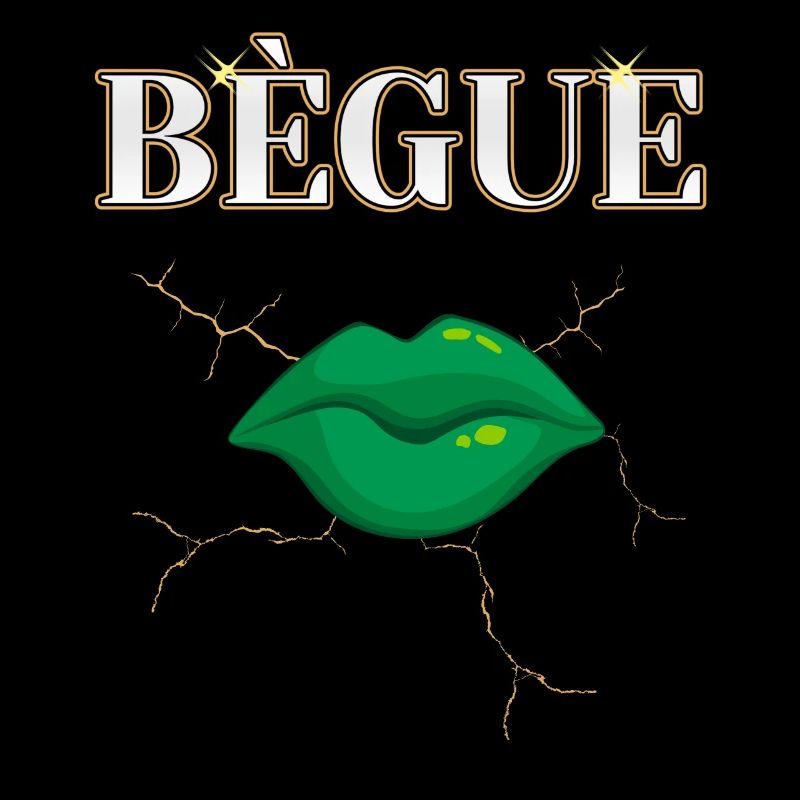 Bègue Parole Bouche Verte Art Moderne