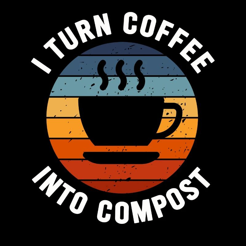 Ich verwandle Kaffee in Kompost Blue Planet