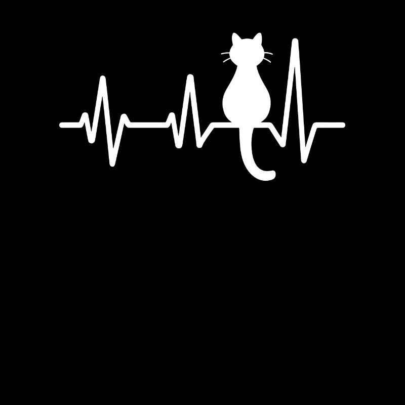 Battement de cœur avec chat