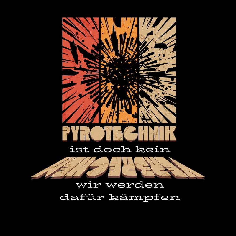 Pyrotechnik ist doch kein Verbrechen - Meme Spruch