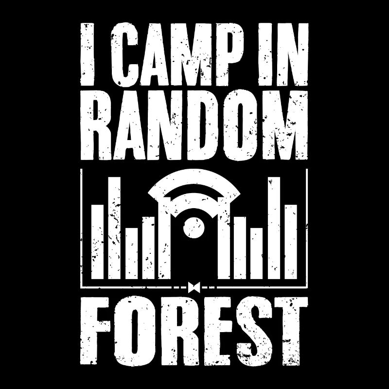 Drôle Je campe dans une forêt aléatoire Data Science A Data