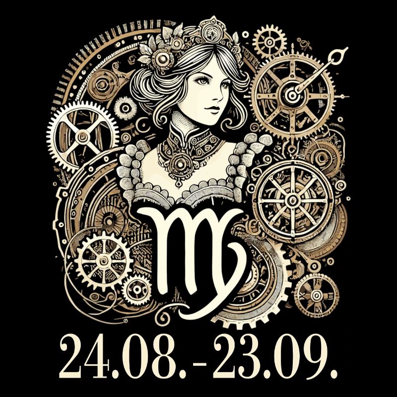 Zodiac Virgo Steampunk Style