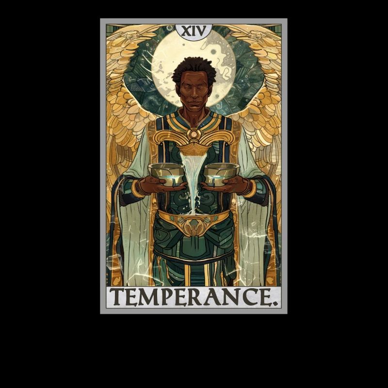 Carte de tarot Carte de tarot Tempérance Tempérance