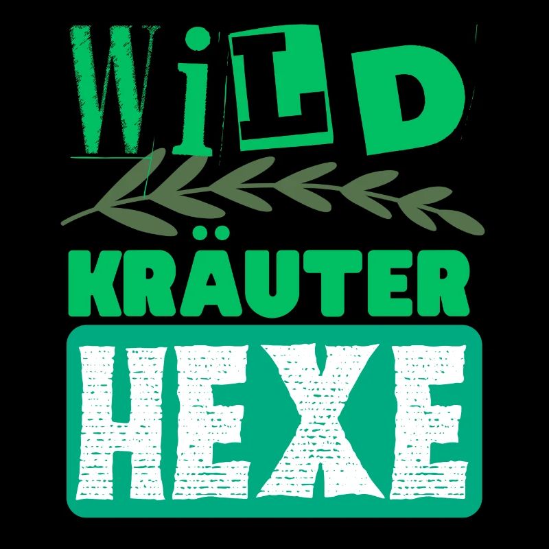 Mama Wildkräuter Hexe Kräuter Design