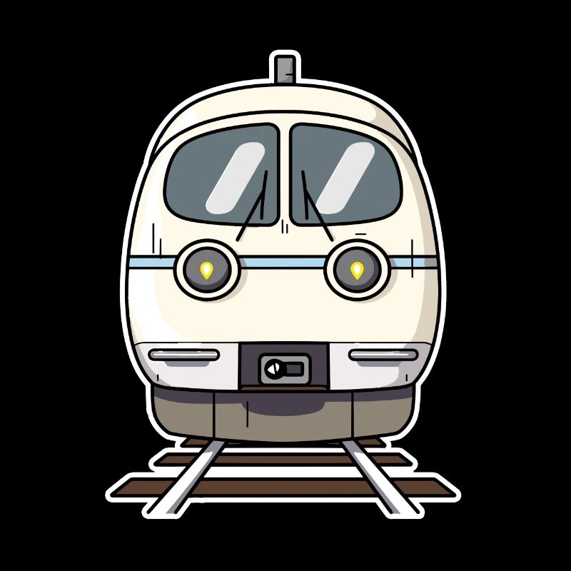 Train Cartoon Style