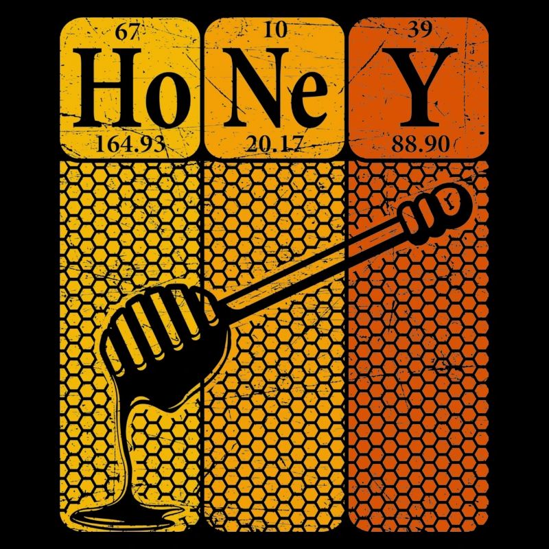 Honig Periodensystem Elemente Retro