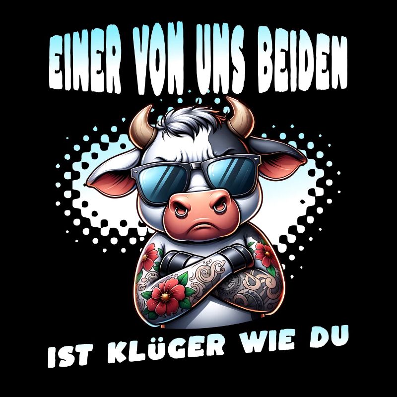 Lustiger Einer von uns beiden ist klüger als du