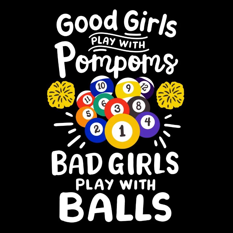 Pool Billard Spieler Mädchen