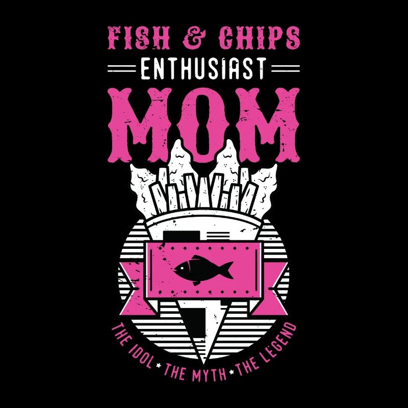 Passionnée de fish & chips Maman cuisine de rue britannique