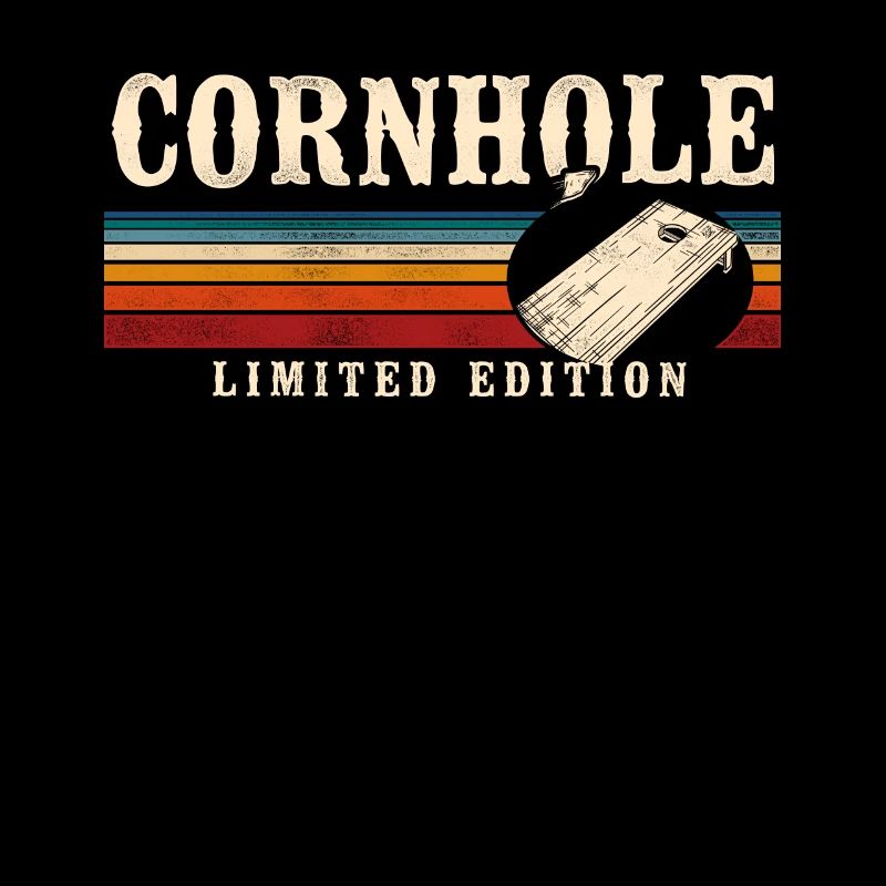 Joueur de sac de haricots de l’équipe Cornhole