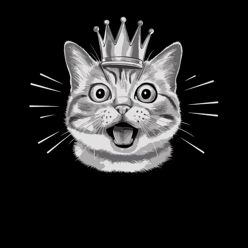 Cat with crown