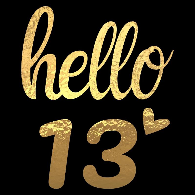Hello 13 doré