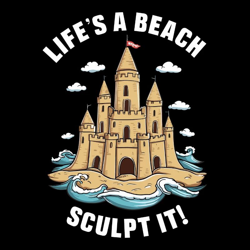 Art créatif des châteaux de sable sur la plage | Sculptures