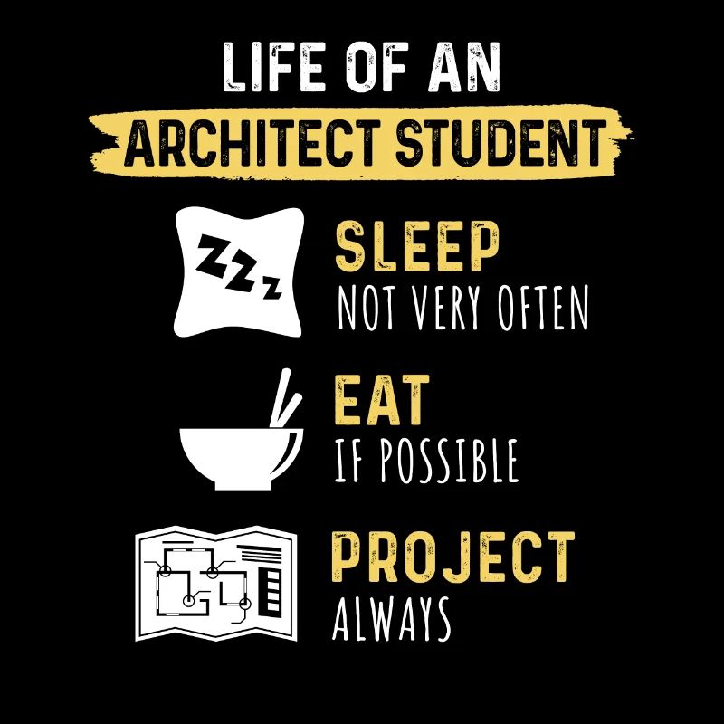 Das Leben eines Architekturstudenten