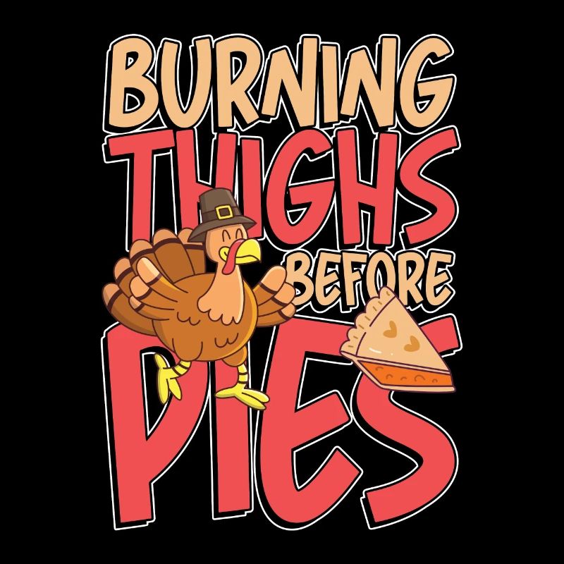 Burning thighs before pies