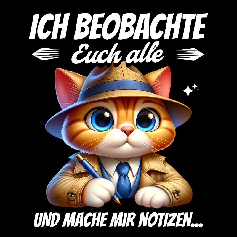 Ich Beobachte Euch Alle Und Mache Mir Notizen