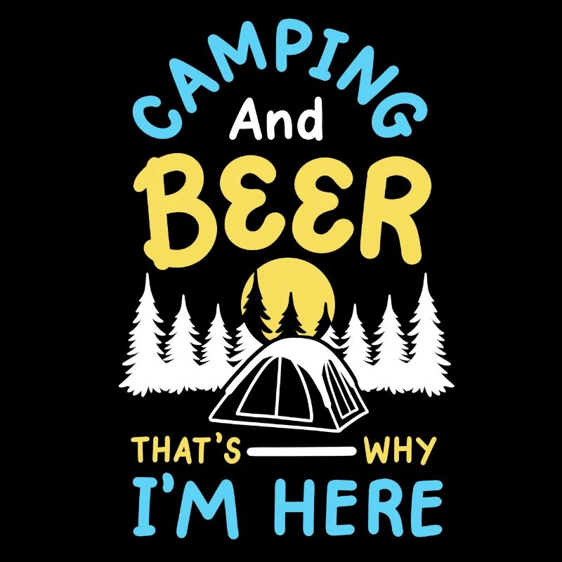 Camping und Bier Camper