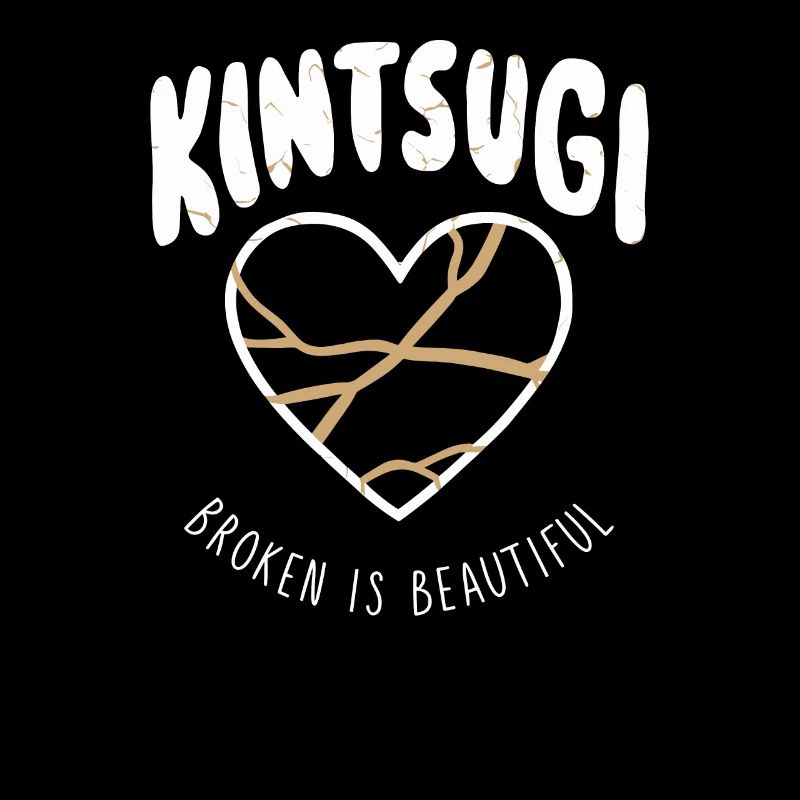 Kintsugi Broken is Beautiful Elegant Kintsukuroi